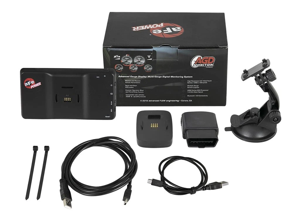 AFE 77-91001 AGD Advanced 5.5" Gauge Display Monitor 08-23 Ram/Ford/GM Diesel Trucks - Image 4