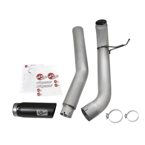 AFE ATLAS 5" Aluminized Exhaust w/ Black Tip 16-19 Nissan Titan XD 5.0L Cummins - Image 7