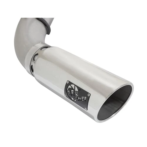 AFE ATLAS 5" Aluminized Exhaust w/ Polished Tip 16-19 Nissan Titan XD 5.0L Cummins - Image 4