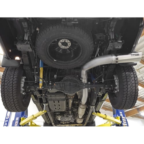 AFE ATLAS 5" Aluminized Exhaust w/ Polished Tip 16-19 Nissan Titan XD 5.0L Cummins - Image 9