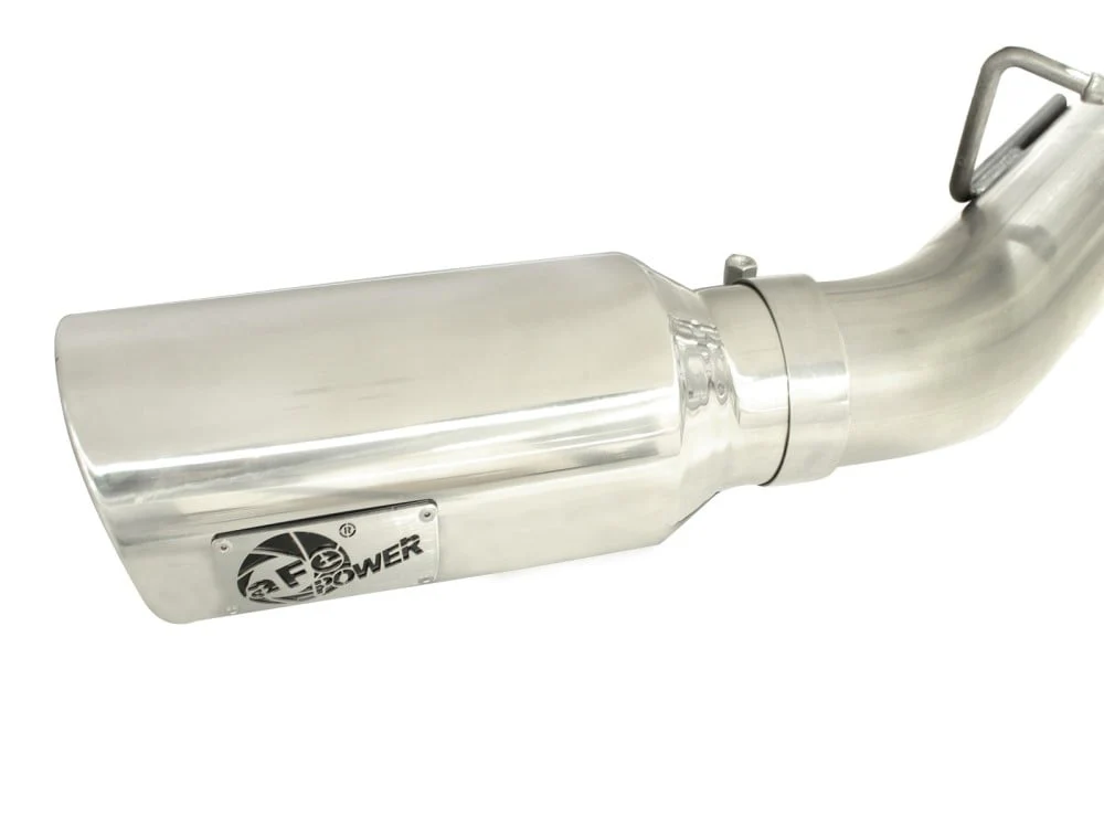 AFE Large Bore-HD 4" 409 Stainless Steel DPF-Back Exhaust System 11-16 GM 6.6L Duramax LML - Image 4