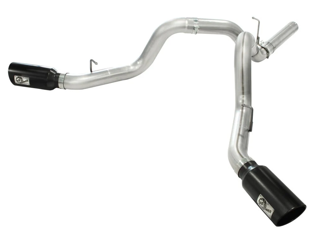 AFE Large Bore-HD 4" 409 Stainless Steel DPF-Back Exhaust System 11-16 GM 6.6L Duramax LML - Image 5