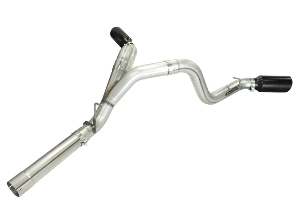 AFE Large Bore-HD 4" 409 Stainless Steel DPF-Back Exhaust System 11-16 GM 6.6L Duramax LML - Image 7