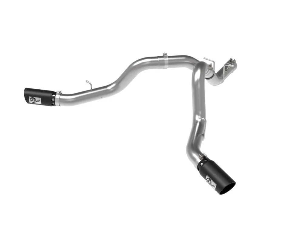 AFE Large Bore-HD 4" 409 Stainless Steel DPF-Back Exhaust System 20-25 GM 6.6L Duramax - Image 2