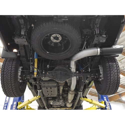 AFE Large Bore HD 5" Stainless Exhaust w/ Black Tip 16-19 Nissan Titan XD 5.0L Cummins - Image 10