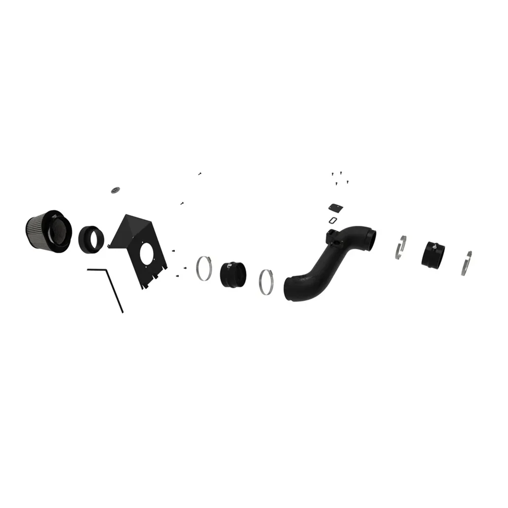 AFE Magnum Force Stage-2 Cold Air Intake with Pro Dry S Filter 11-16 6.6L GM Duramax LML - Image 2