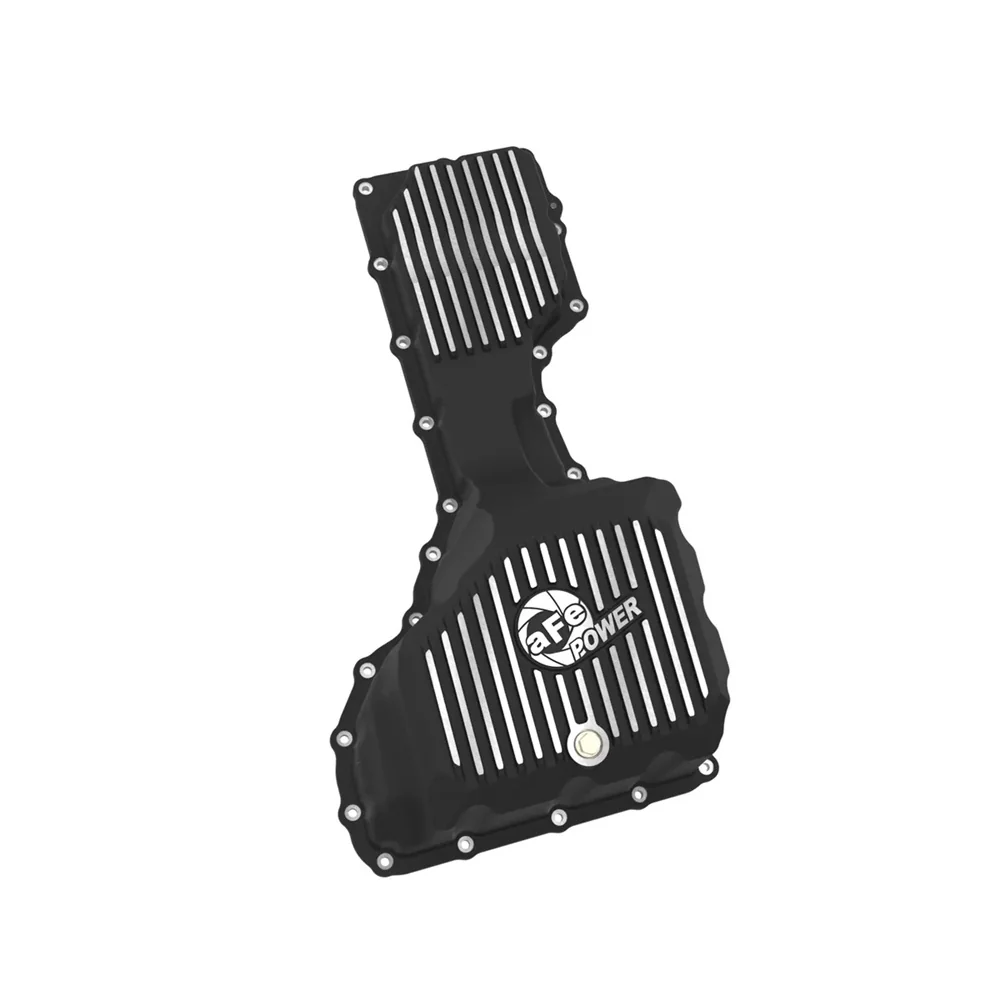 AFE Power Pro Series Engine Oil Pan Black With Machined Fins 20-25 GM 6.6L Duramax L5P - Image 3