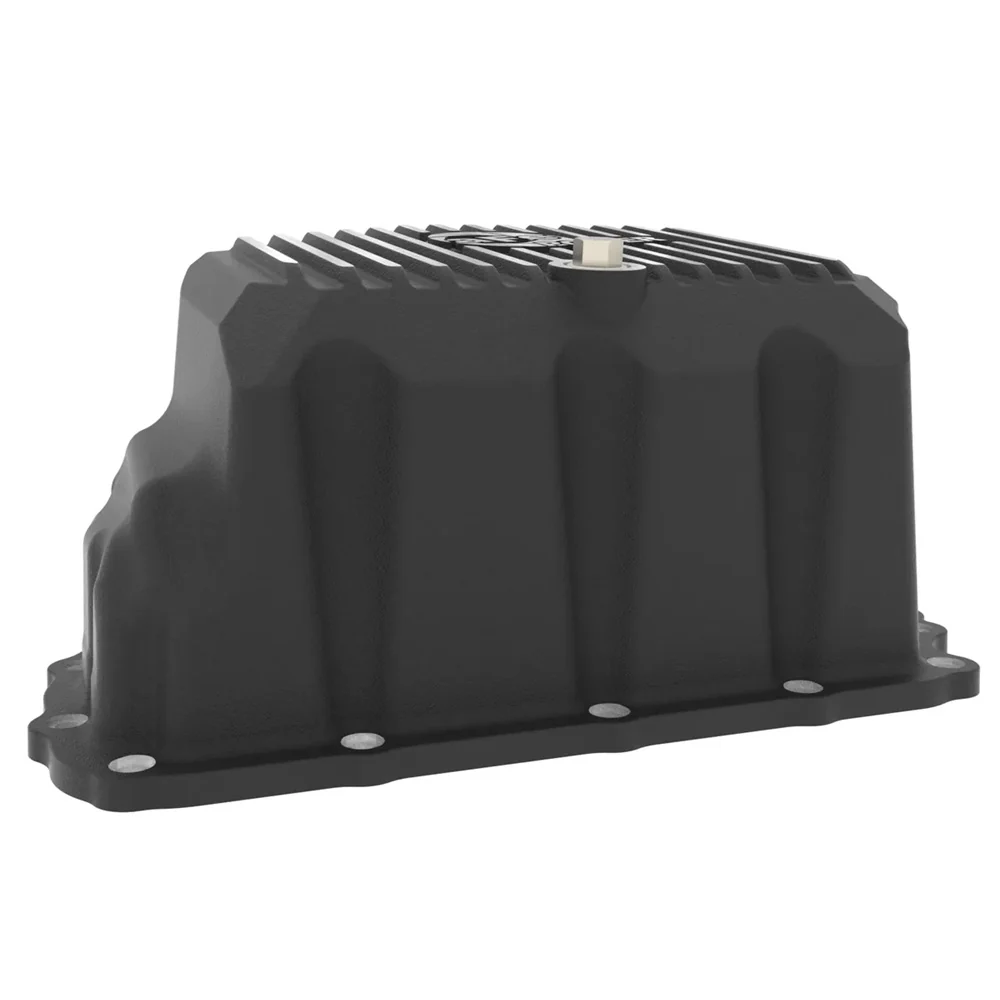 AFE Power Pro Series Engine Oil Pan Black With Machined Fins 20-25 GM 6.6L Duramax L5P - Image 8