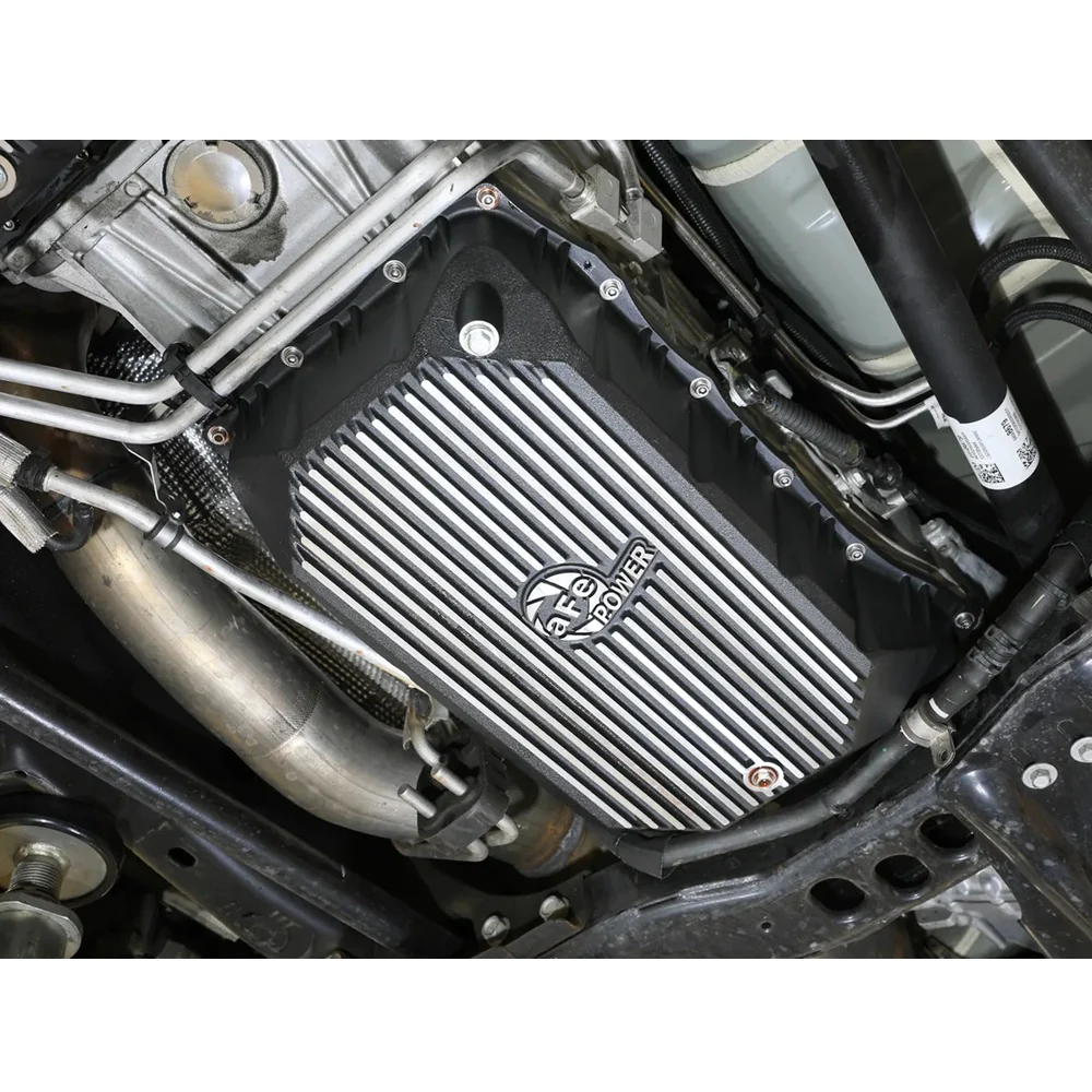 AFE Power Pro Series Transmission Pan With Machined Fins 20-25 GM 6.6L Duramax L5P - Image 10