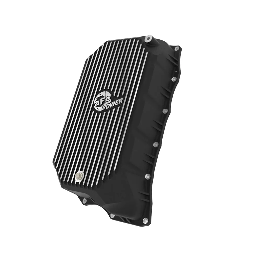 AFE Power Pro Series Transmission Pan With Machined Fins 20-25 GM 6.6L Duramax L5P - Image 2