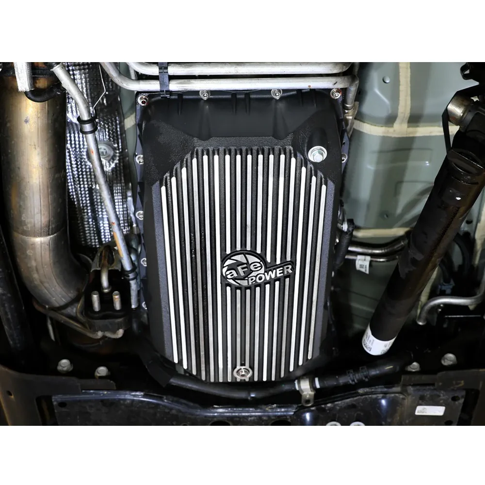 AFE Power Pro Series Transmission Pan With Machined Fins 20-25 GM 6.6L Duramax L5P - Image 9