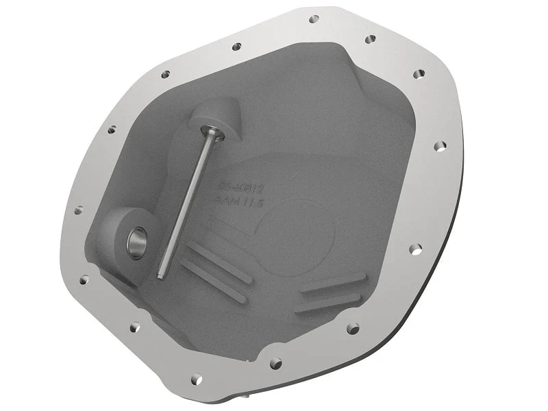 AFE Power Street Series Rear Differential Cover Black W/ Machined Fins 01-19 6.6L GM Duramax - Image 3