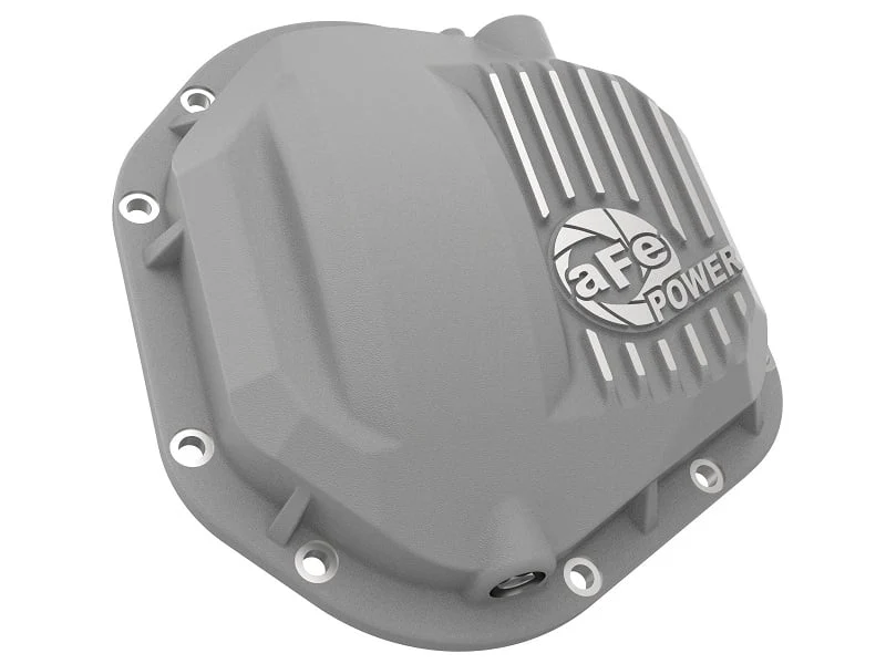 AFE Street Series Raw Finish Front Differential Cover 17-23 Ford 6.7L Powerstroke - Image 2