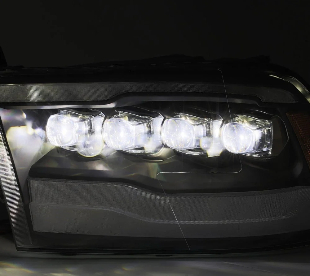 Alpharex NOVA-Series Alpha Black LED Projector Headlights 10-18 Ram 6.7L Cummins - Image 3