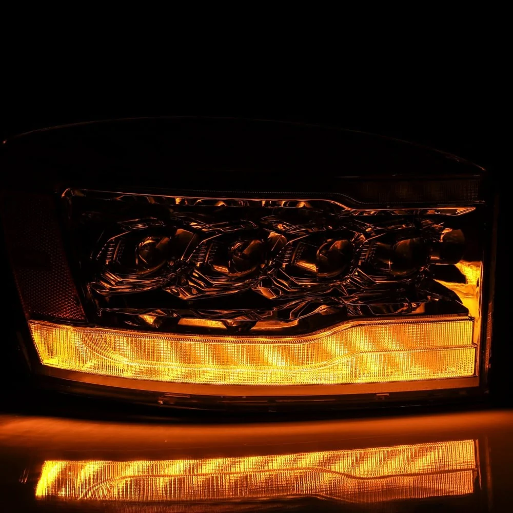 Alpharex NOVA-Series Chrome LED Projector Headlights 06-09 Ram 5.9L/6.7L Cummins - Image 6