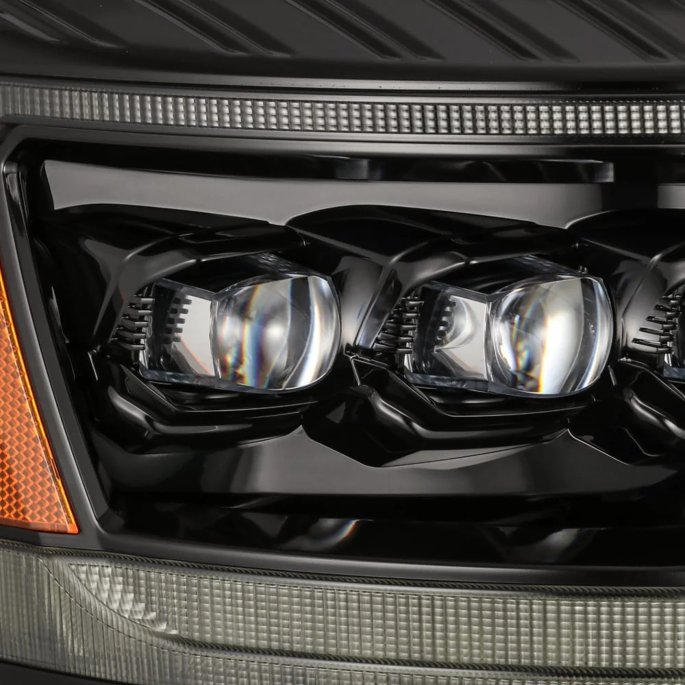 Alpharex NOVA-Series Gloss Black LED Projector Headlights 06-09 Ram 5.9L/6.7L Cummins - Image 2