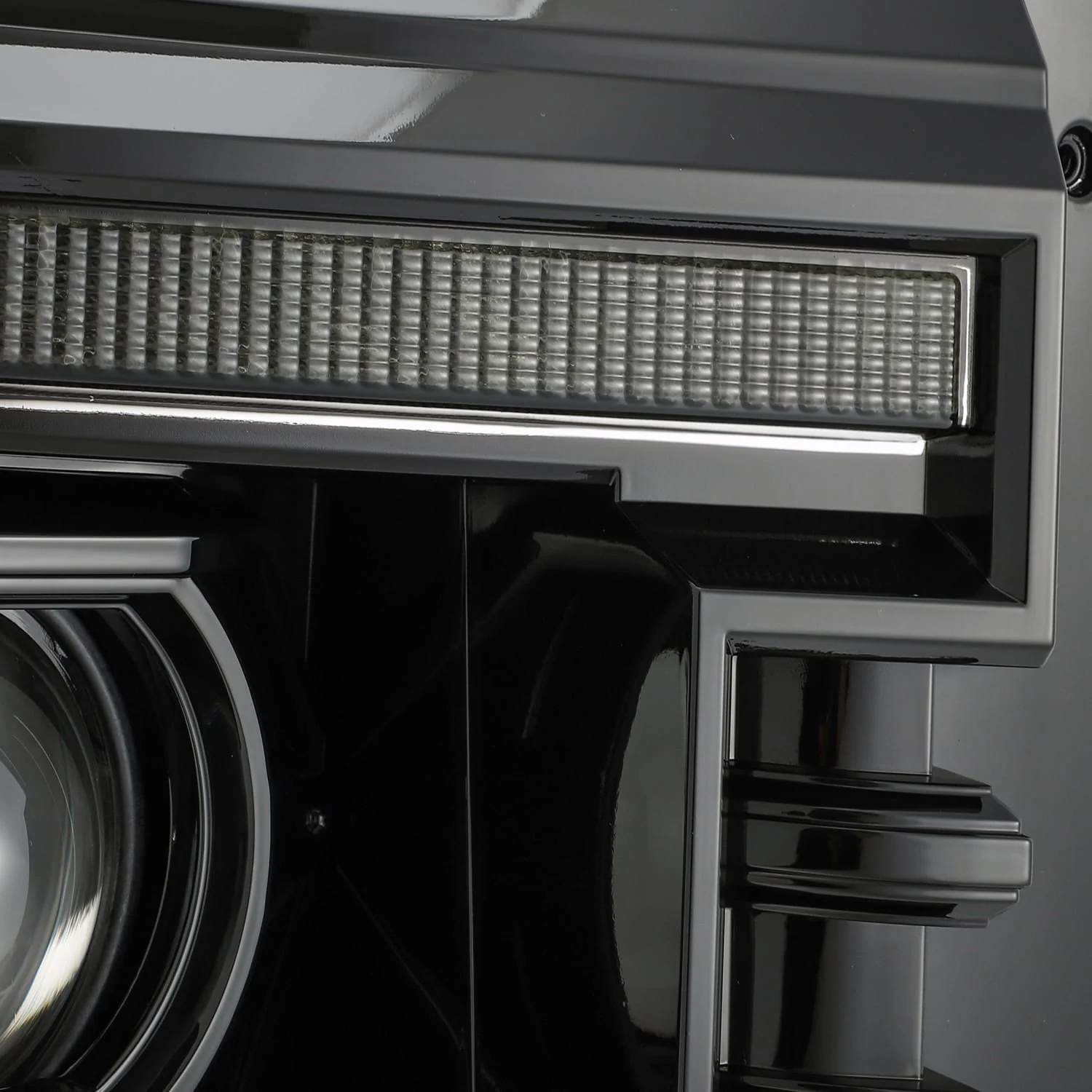 Alpharex Luxx-Series Alpha-Black LED Projector Headlights 11-16 Ford 6.7L Powerstroke - Image 3