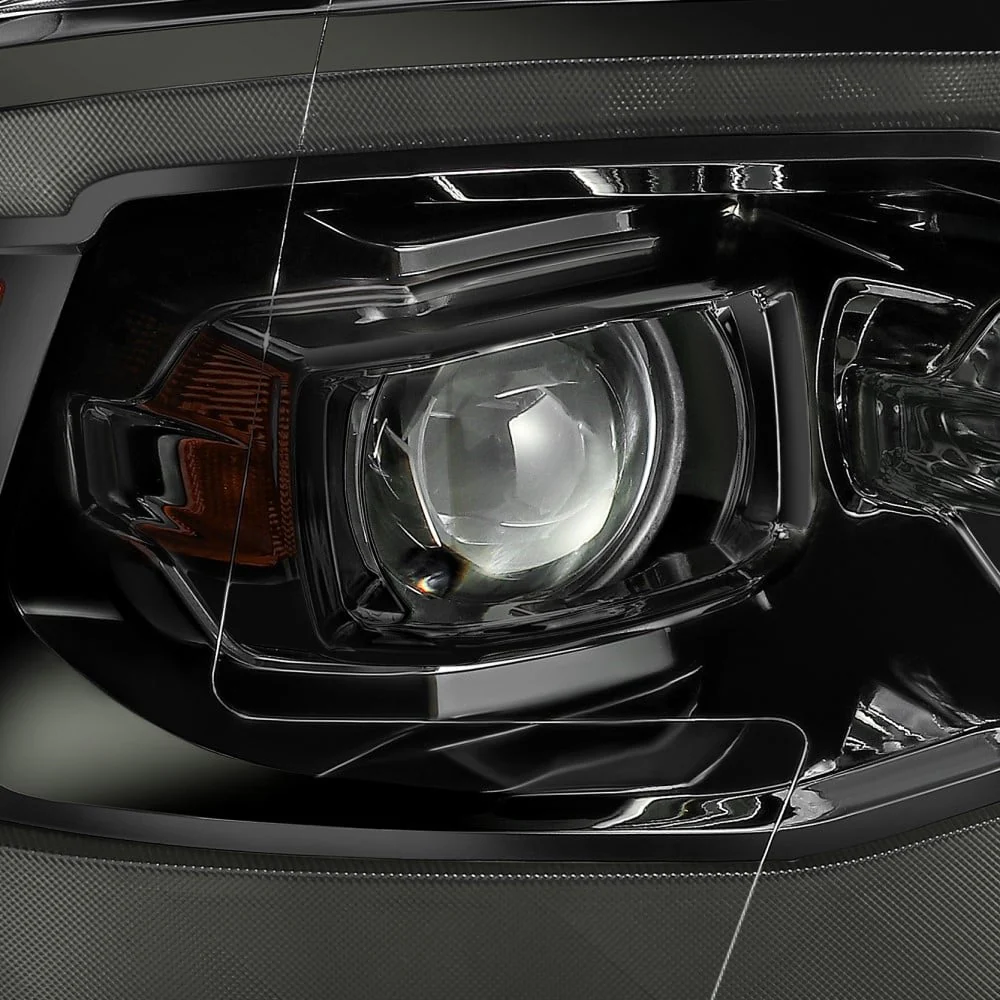 Alpharex LUXX-Series Alpha Black LED Projector Headlights 10-18 Ram 6.7L Cummins - Image 2
