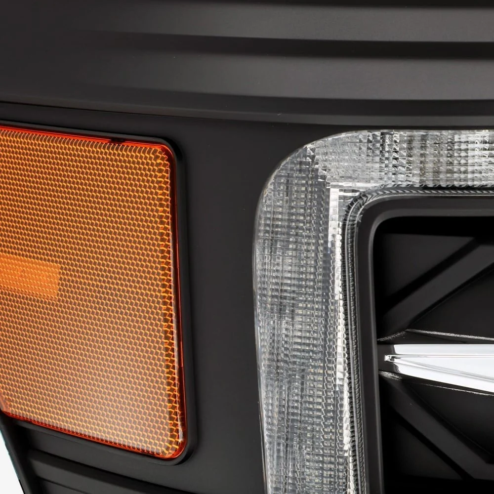 Alpharex Luxx-Series Black LED Projector Headlights 11-16 Ford 6.7L Powerstroke - Image 4
