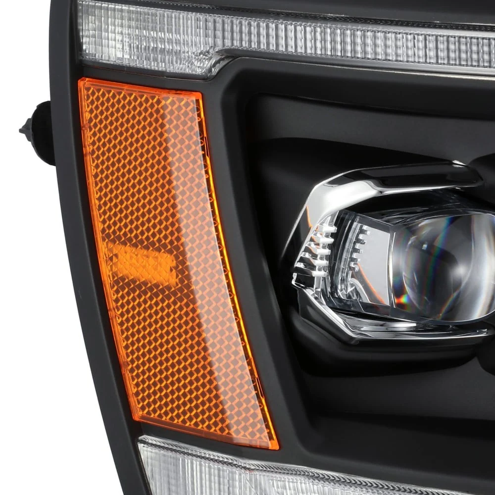 Alpharex NOVA-Series Matte Black LED Projector Headlights 06-09 Ram 5.9L/6.7L Cummins - Image 3