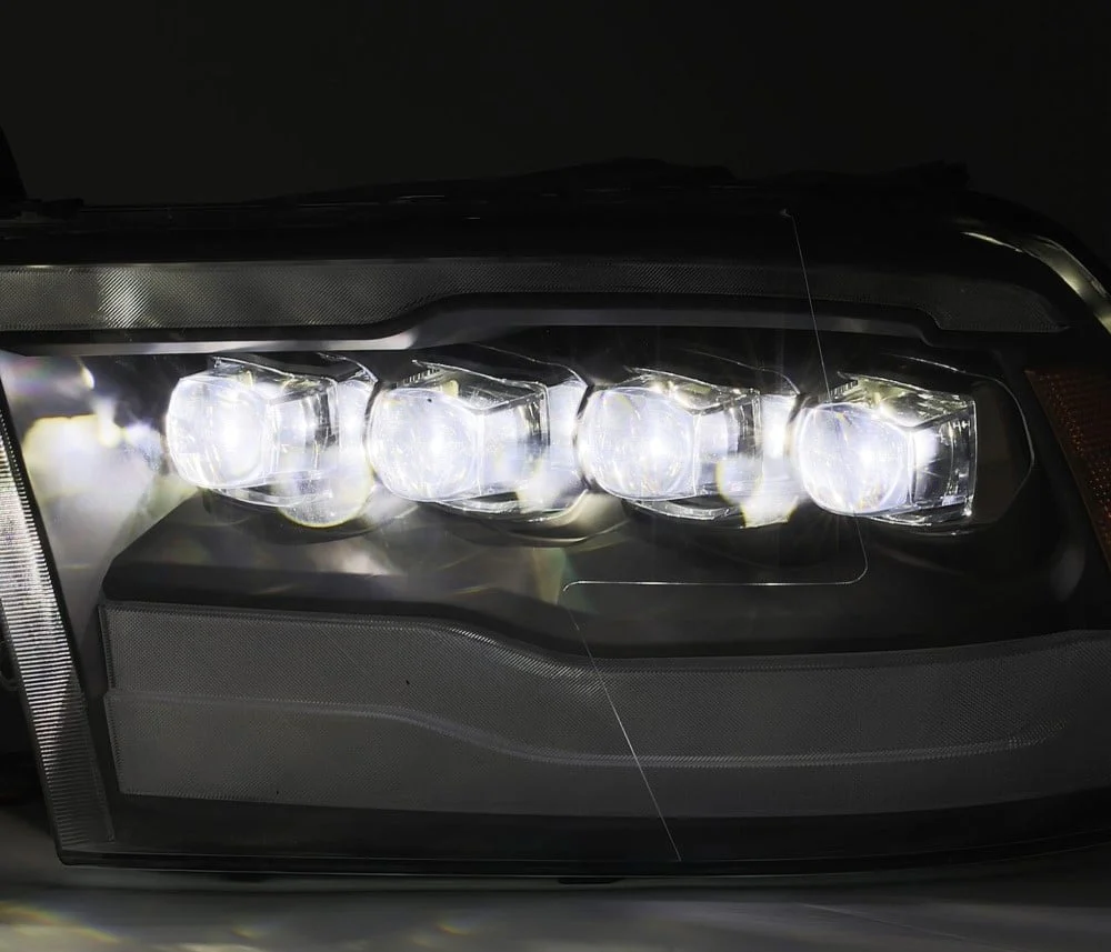 Alpharex NOVA-Series Gloss Black LED Projector Headlights 10-18 Ram 6.7L Cummins - Image 3