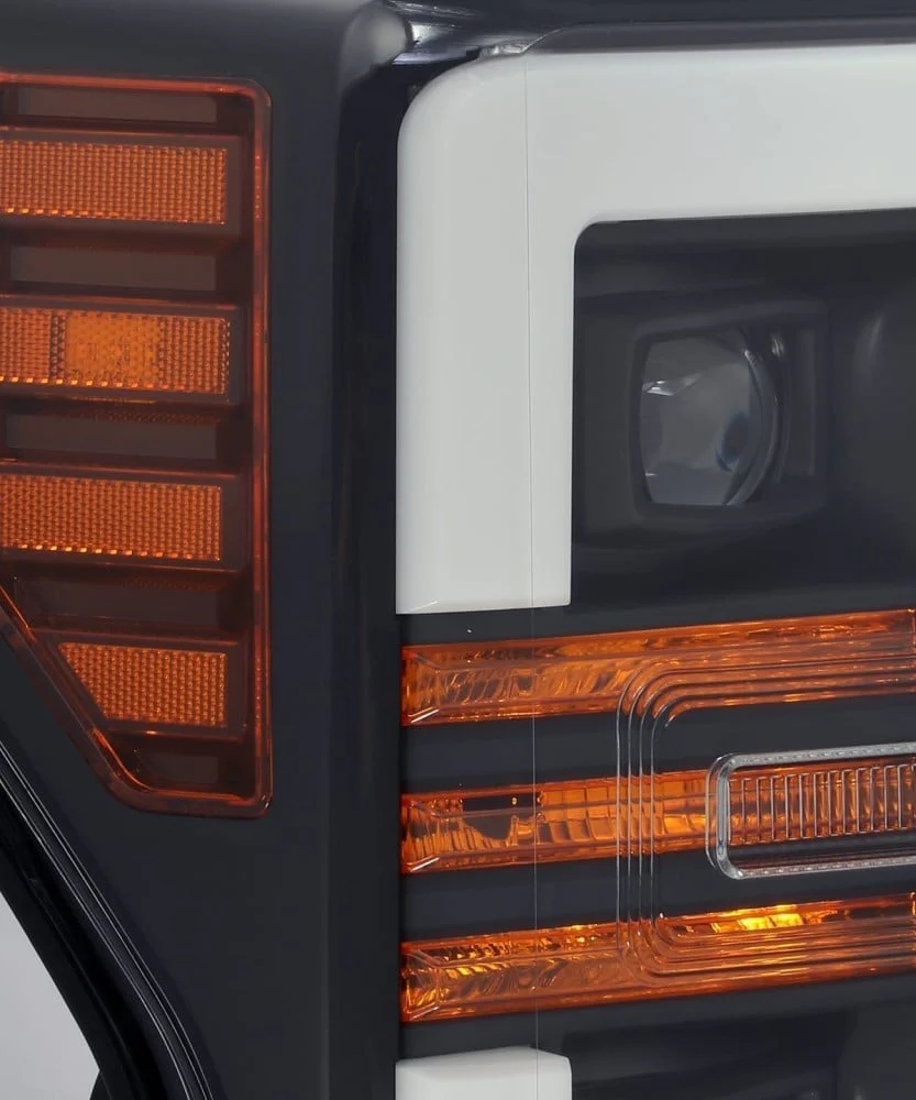 Alpharex PRO-Series Black Projector Headlights 17-19 Ford 6.7L Powerstroke - Image 2