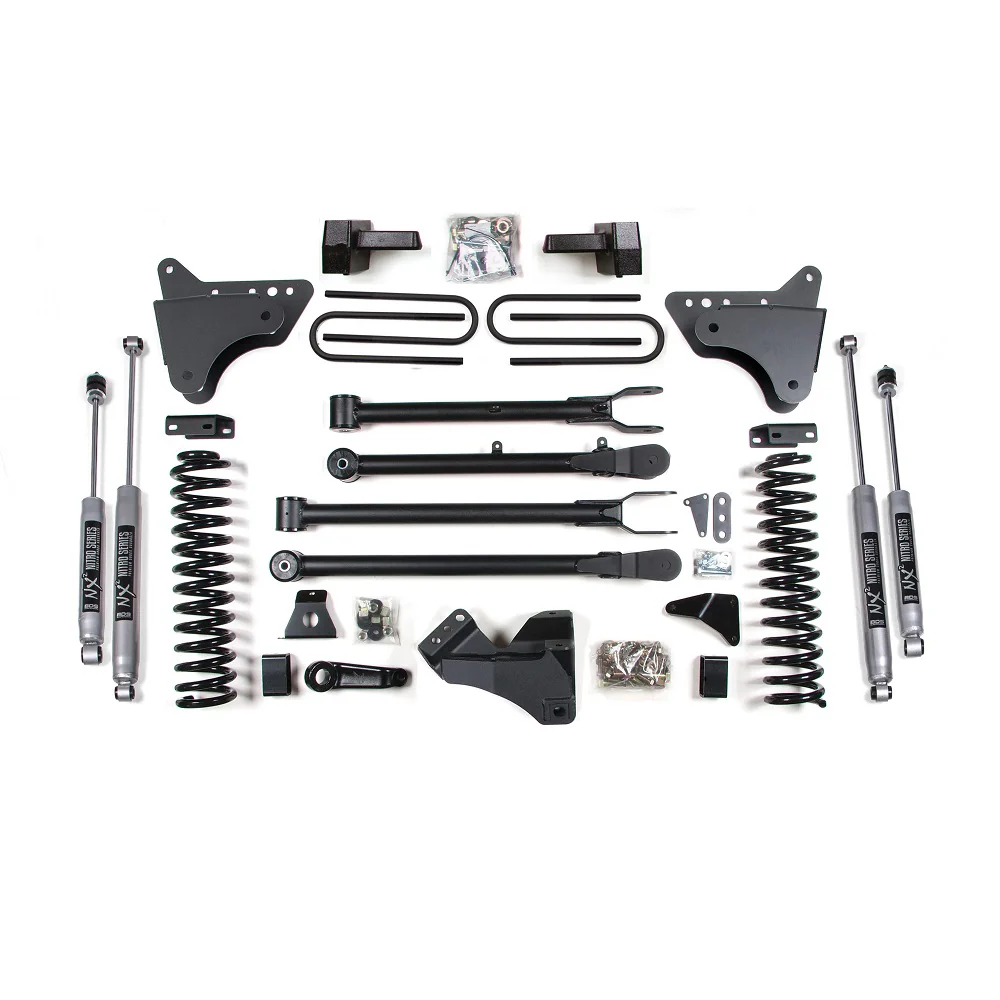 BDS Suspension 4" 4-Link Suspension Lift Kit 05-07 Ford SuperDuty F-250/F-350 4WD - Image 2