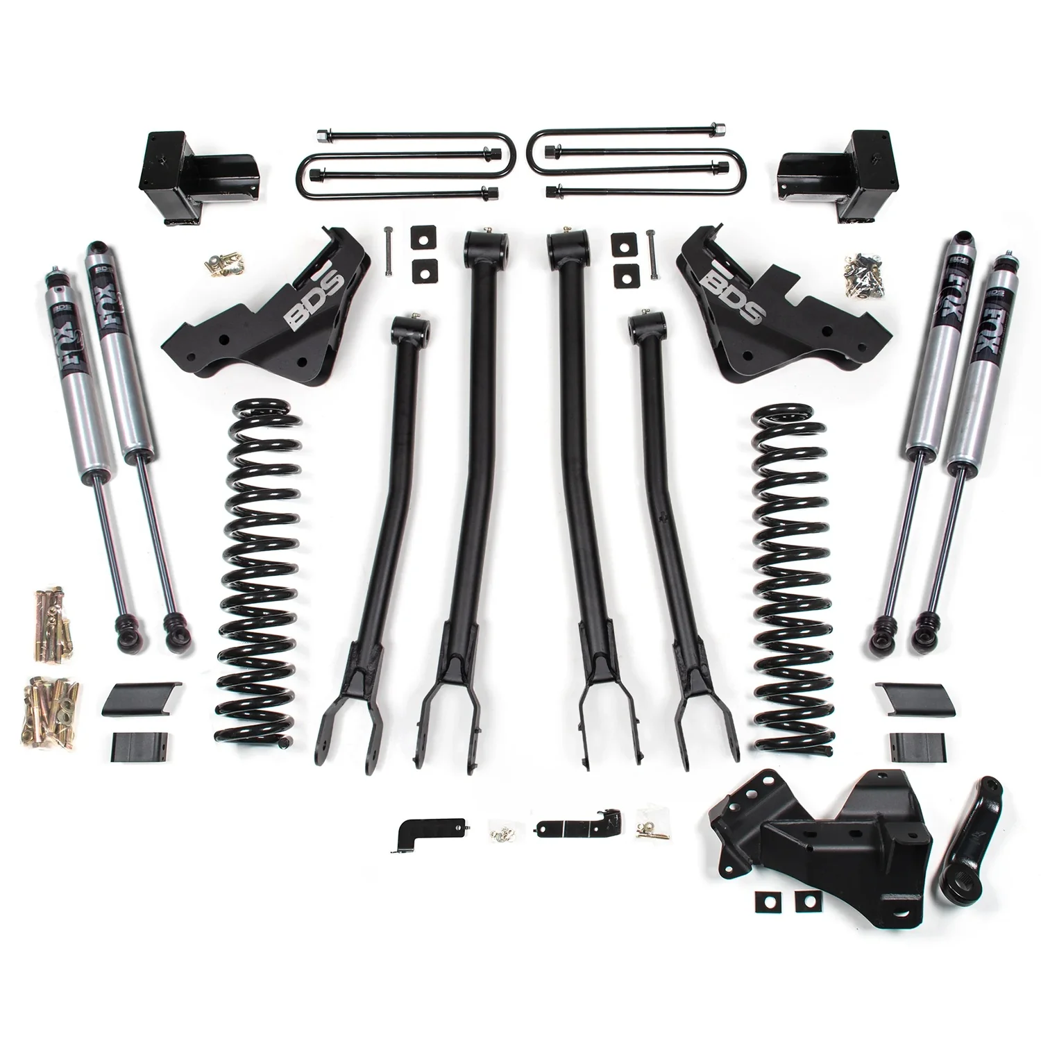 BDS Suspension 4" 4-Link Lift Kit Coilover Conversion 23-26 Ford F-450 Superduty 4WD - Image 2