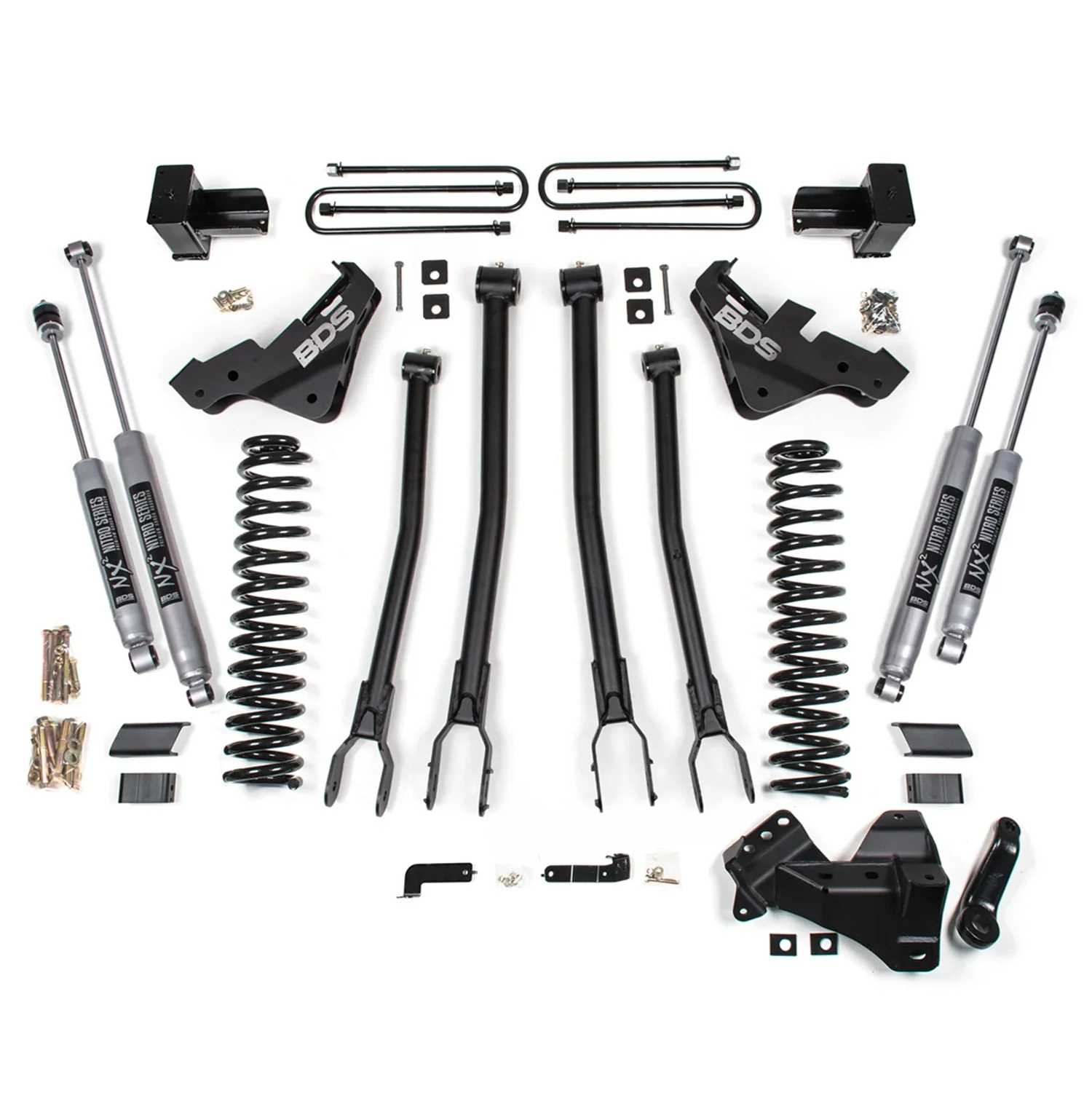 BDS Suspension 4-Link 4" Lift Kit 20-22 Ford F-450 Superduty 4WD - Image 3