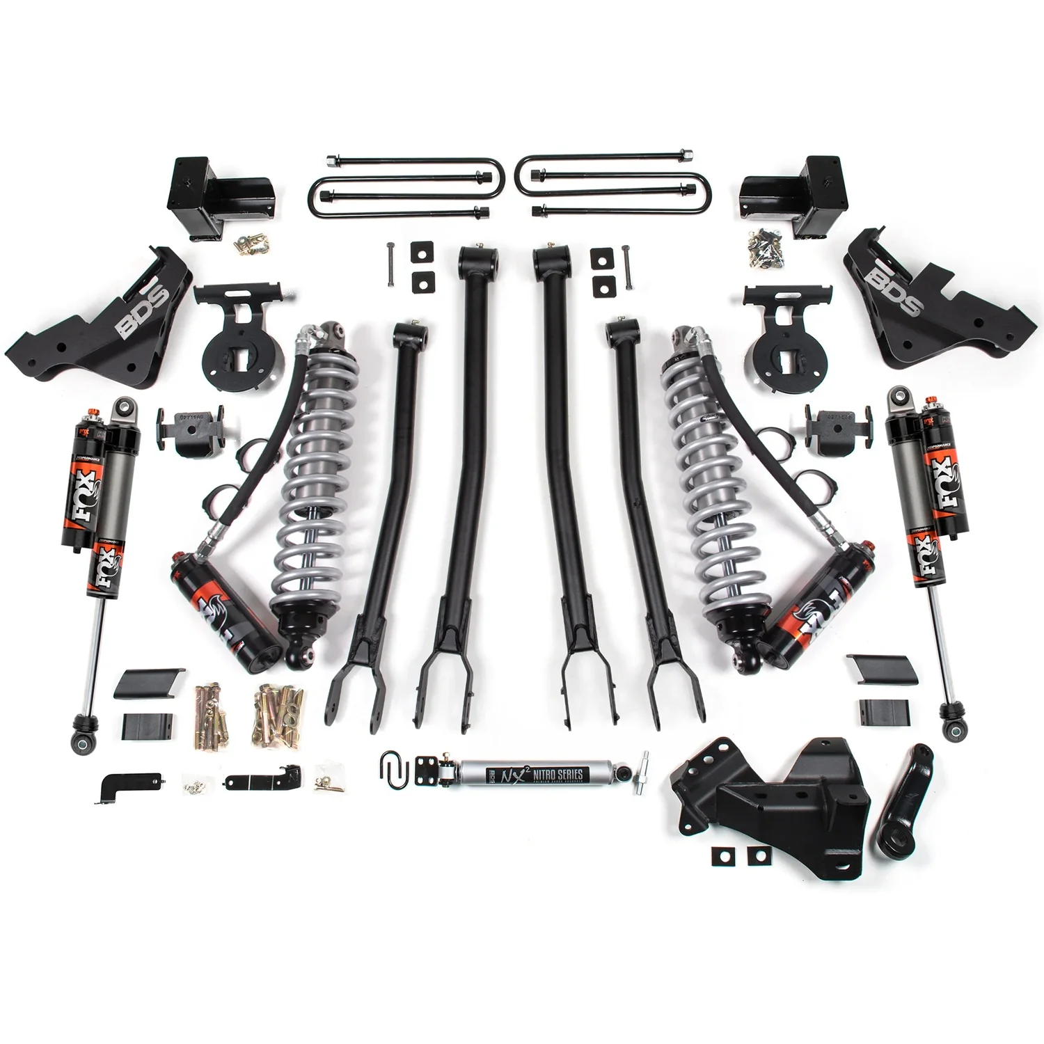 BDS Suspension 5" 4-Link Lift Kit Coilover Conversion 23-26 Ford F-250/F-350 Superduty 4WD