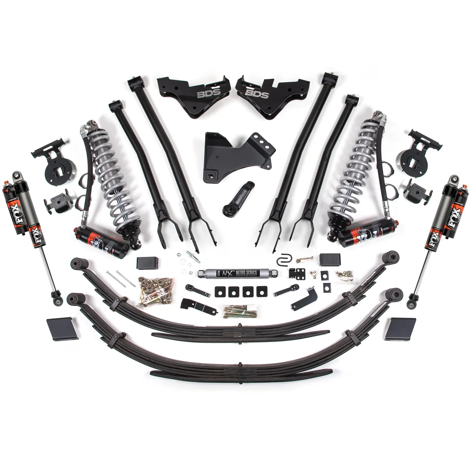 BDS Suspension 5" 4-Link Lift Kit Coilover Conversion 23-26 Ford F-250/F-350 Superduty 4WD - Image 2