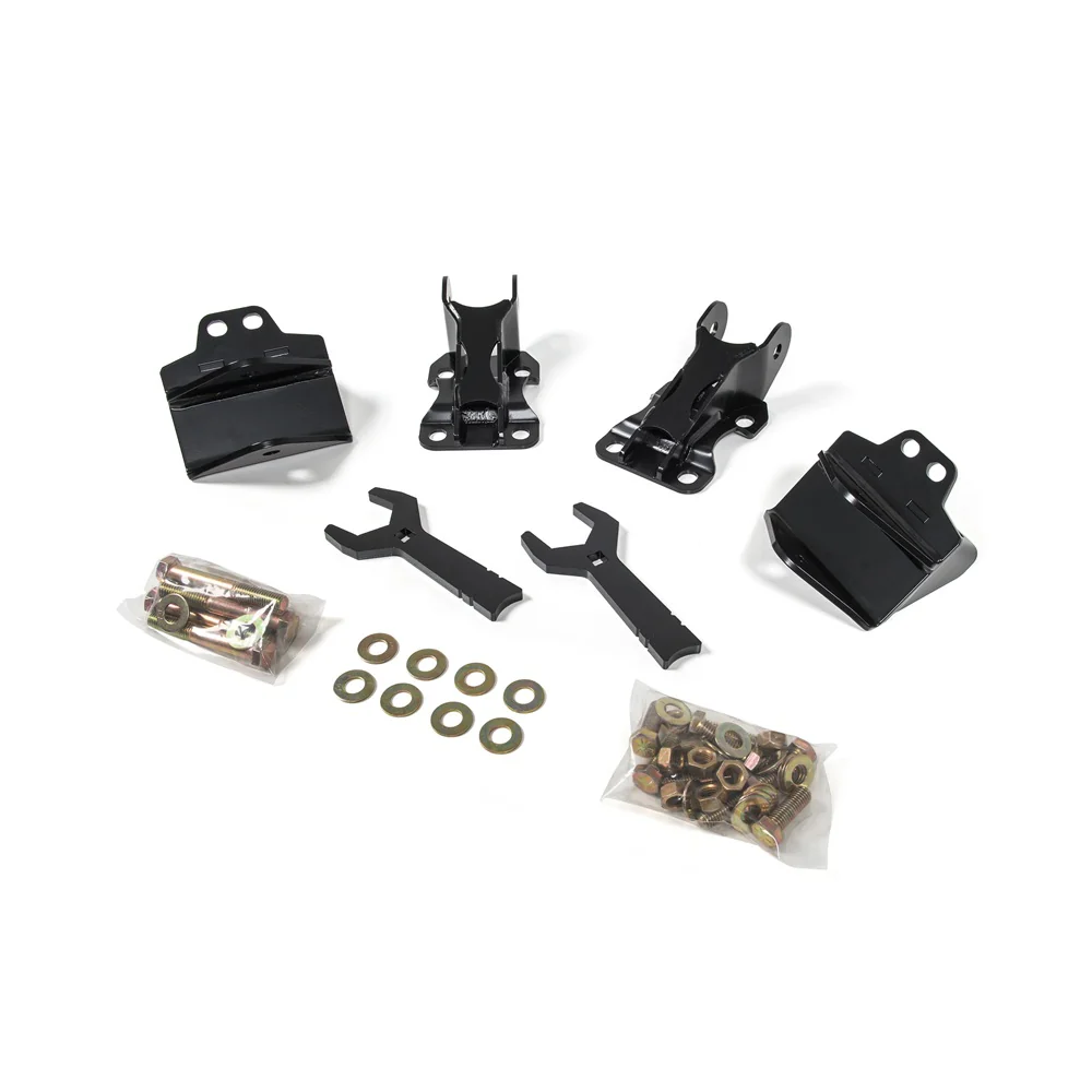 BDS Suspension Recoil Traction Bar Mounting Kit 01-10 GM 2500HD/3500