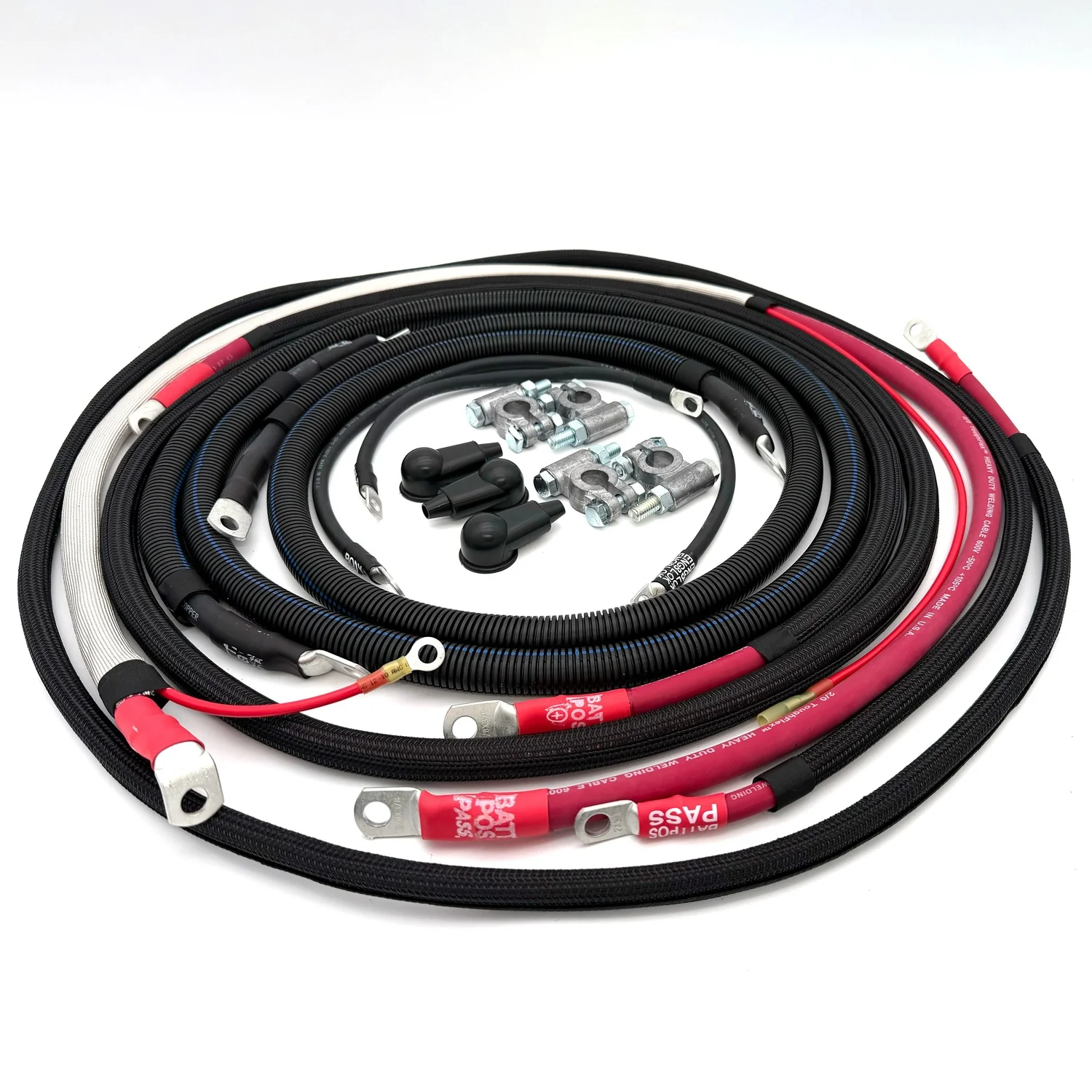 Big 7 Kits Battery Cable Kit 90-21 Ford F250/F350 6.0L / 6.4L / 6.7L / 7.3L PowerStroke - Image 2