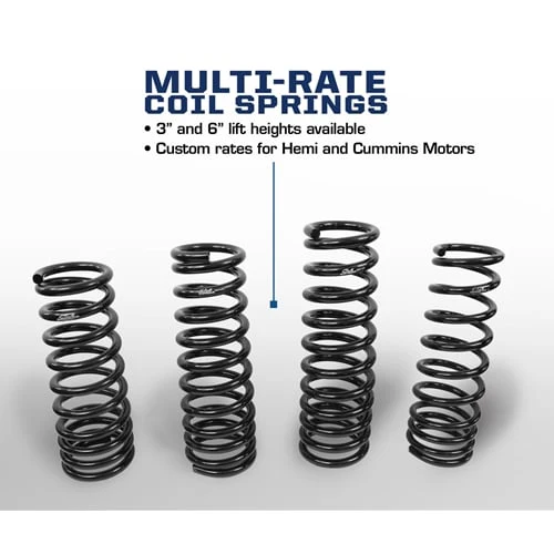 Carli 3" Lift Multi-Rate Front Coils 94-09 Dodge Ram 2500/3500 - Image 2