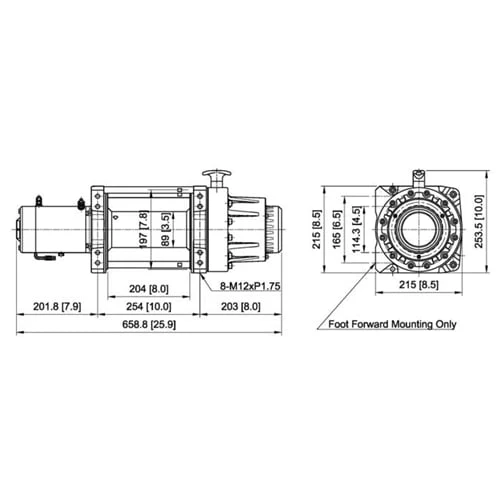 ComeUp 295620 SEAL Gen2 16.5 12V Winch - Image 2