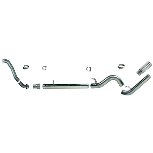 Diamond Eye 5" Aluminized DPF Back Exhaust Kit with Downpipe 08-10 6.4L Ford Powerstroke - Image 2