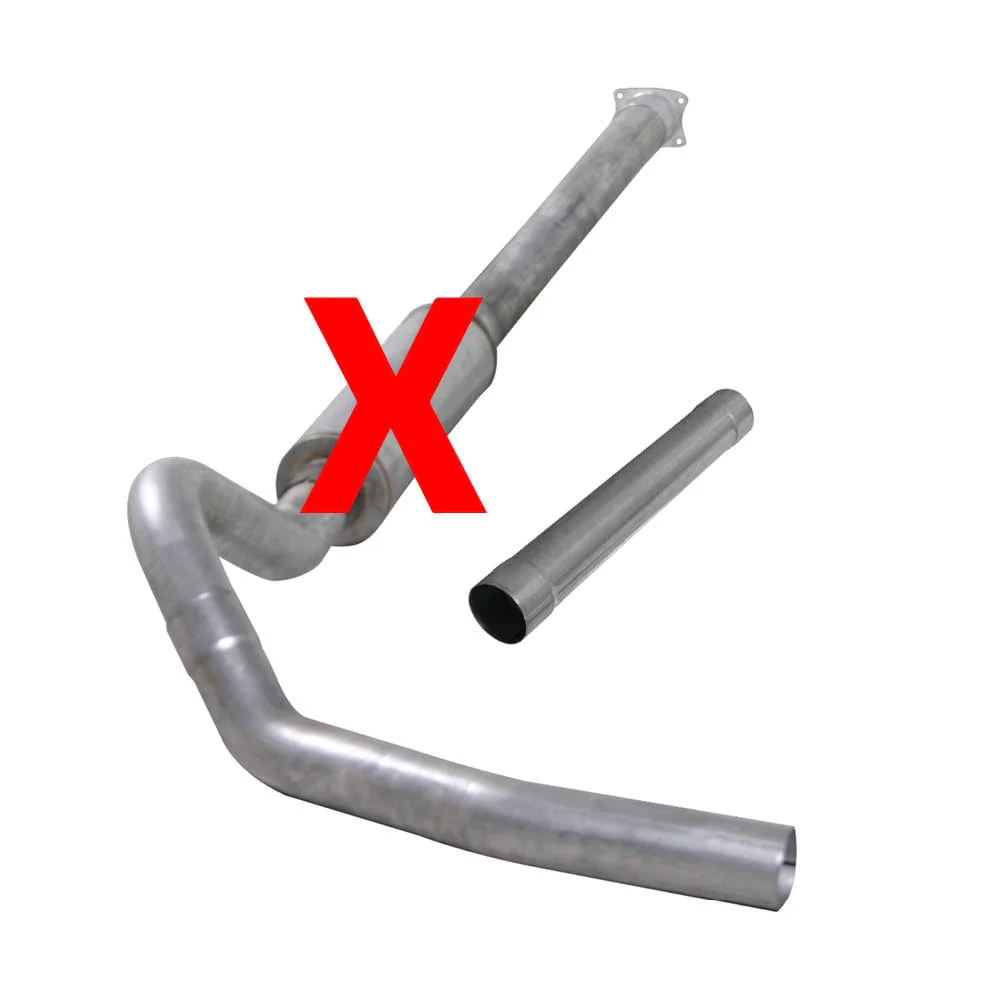 Diamond Eye 4" Aluminized Cat-Back Single 04.5-05 6.6L LLY Duramax K4110A - Image 2