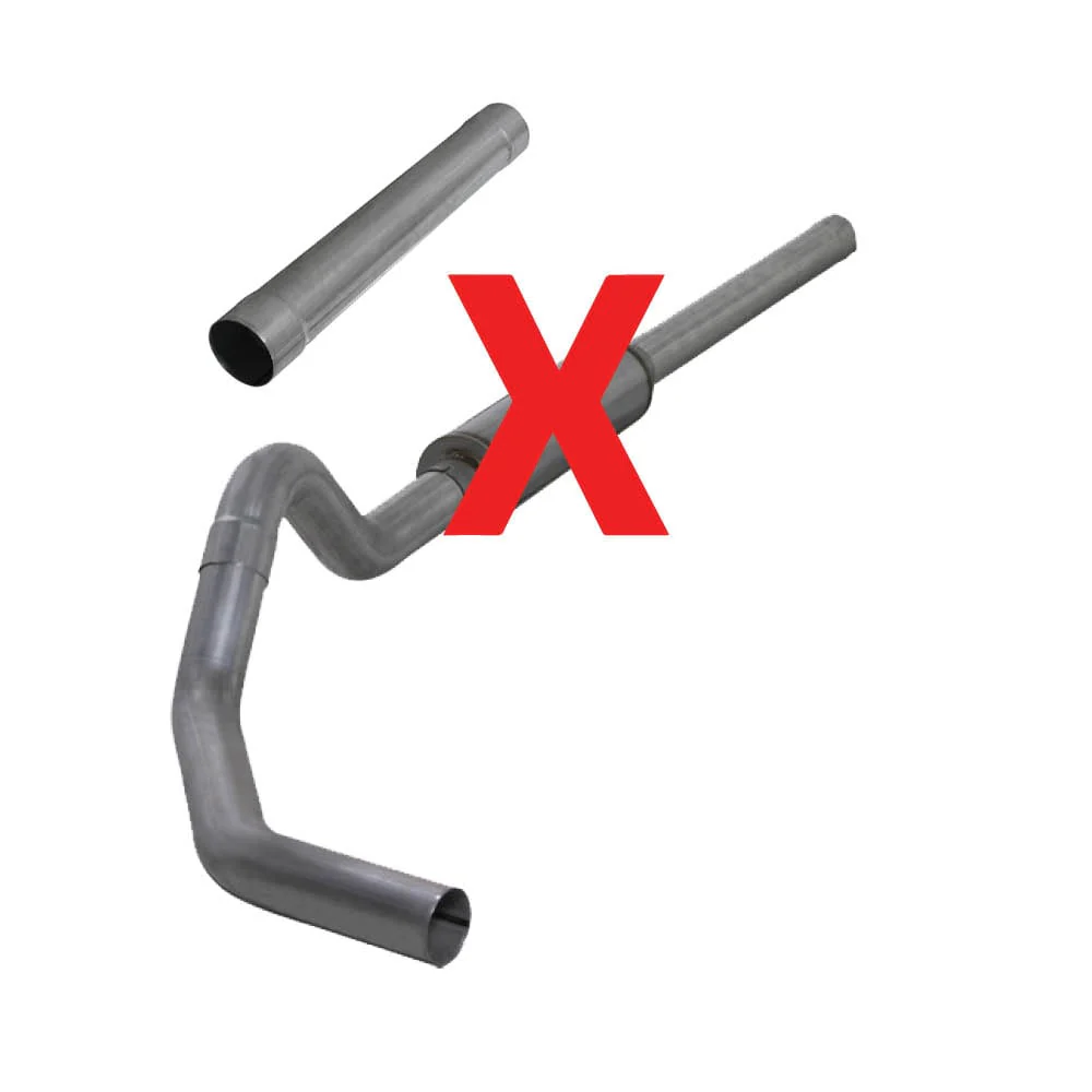 Diamond Eye 4" Stainless Steel Cat-Back Single Outlet Exhaust 04.5-07 Dodge 5.9L Cummins K4234S - Image 2