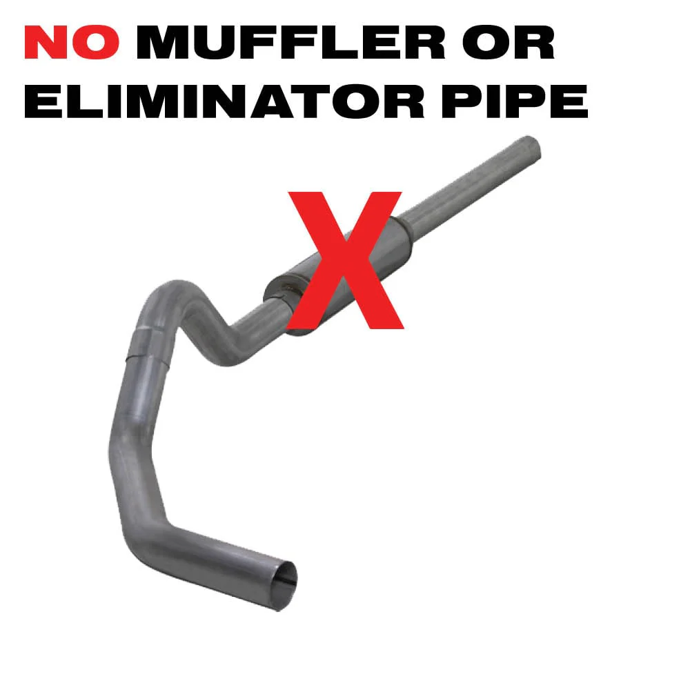 Diamond Eye 4" Stainless Steel Cat-Back Single Outlet Exhaust 04.5-07 Dodge 5.9L Cummins K4234S - Image 3