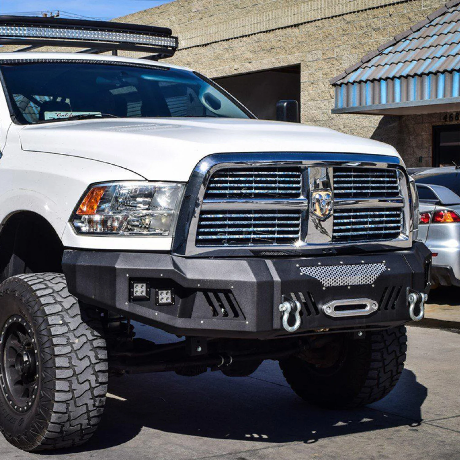 DV8 Steel Front Bumper 10-18 Ram 2500/3500 - Image 2