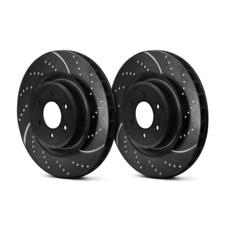 EBC Stage 8 Dimpled and Slotted Front Brake Rotor and Pad Kit 03-08 Ram HD - Image 2