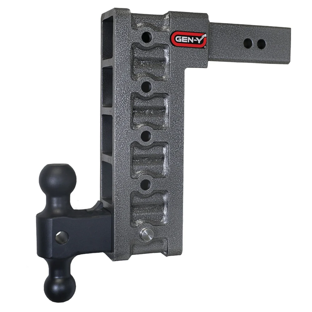 Gen-Y Hitch Mega-Duty Series 21K Drop Hitch 2.5" Shank With Dual-Ball - 6" / 9" / 12" Drop - Image 2