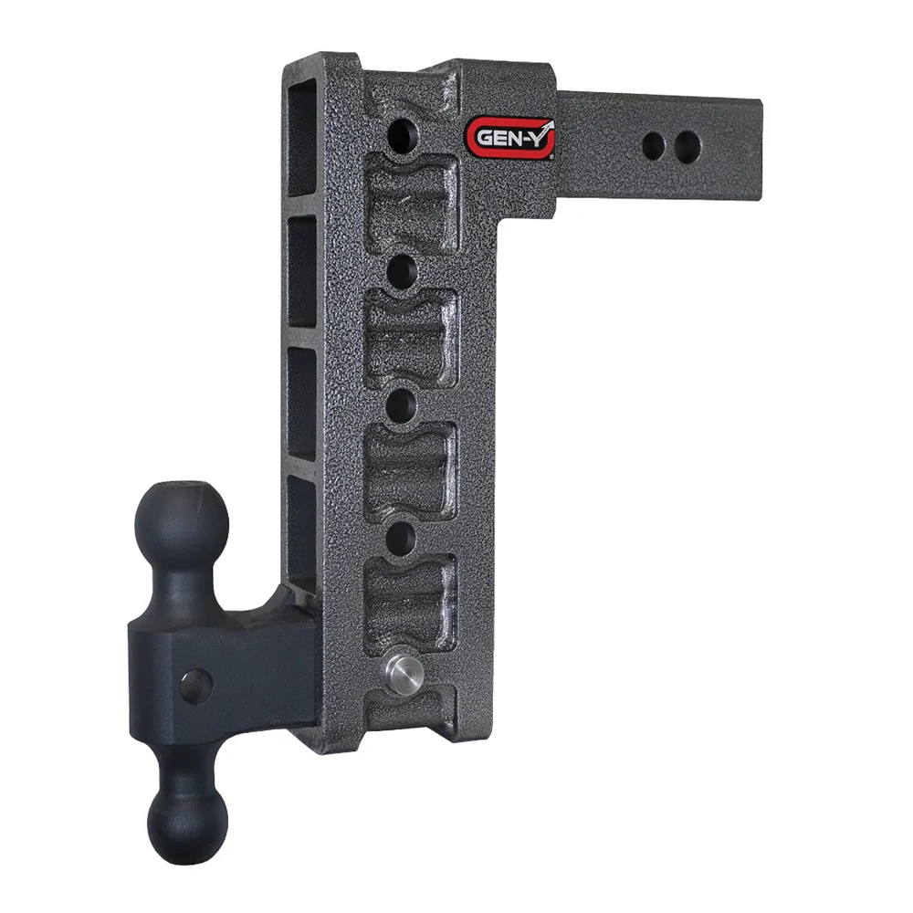 Gen-Y Hitch Mega-Duty 32K Drop Hitch 2.5" Shank With Dual-Ball - 6" / 9" / 12" Drop - Image 3
