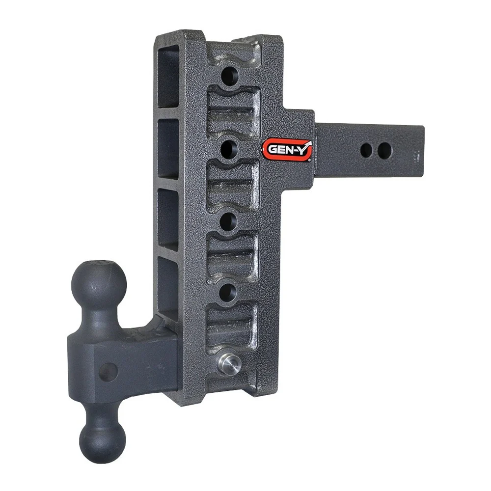 Gen-Y Hitch Mega-Duty 32K Drop Hitch 2.5" Shank With Dual-Ball - 6" / 9" / 12" Offset Drop - Image 2
