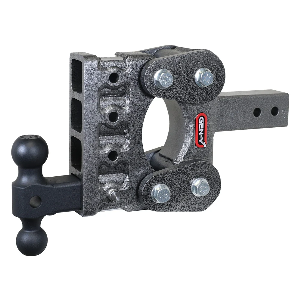 Gen-Y Hitch The Boss 10K Drop Hitch - 2.5" Shank With Dual-Ball - 5" / 7.5" / 10" Drop