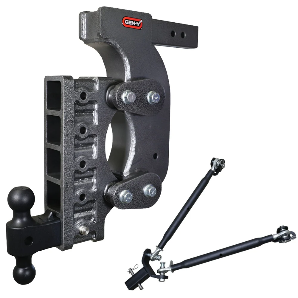 Gen-Y Hitch The Boss 21K Drop Hitch 2.5" Shank With Stabilizer - 15" / 18" / 21" Drop - Image 2