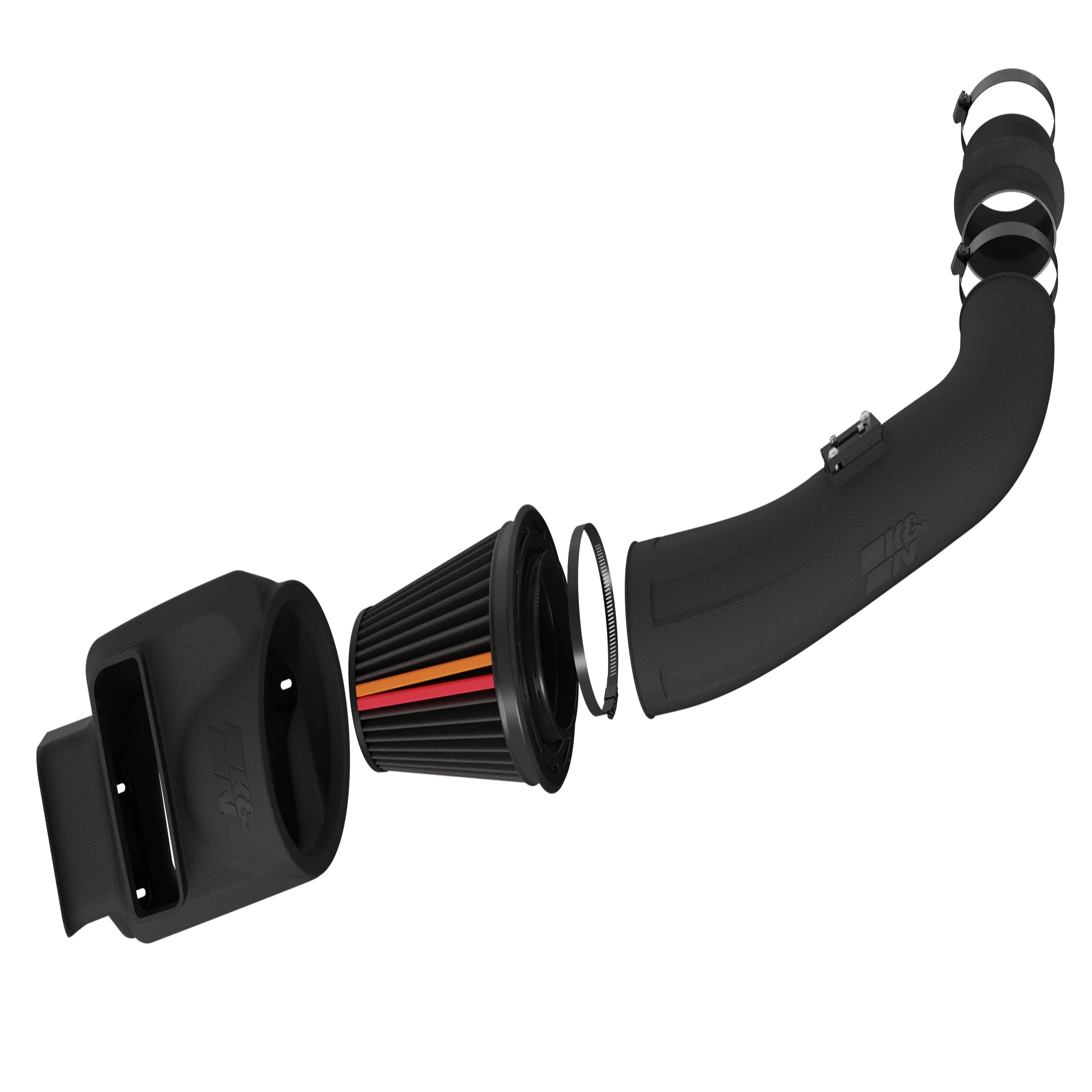 K&N NEXTGEN Dry Flow Cold Air Intake 17-19 GM 6.6L Duramax L5P 2500HD/3500HD - Image 5