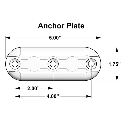 Mac's Double Stud Anchor Plate Assembly - Image 3