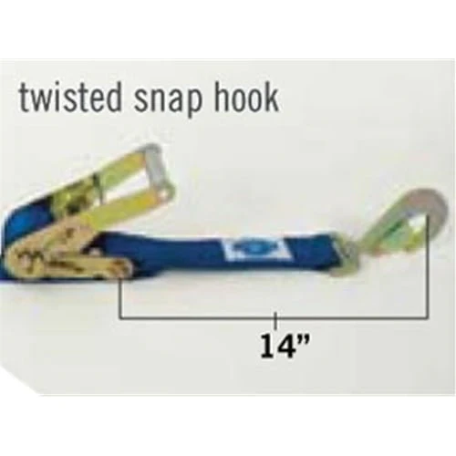 Mac's Tow Package Deal 2" x 8' Tie Down Kit with Transit Cluster and Sewn Fixed End Ratchet Straps - Image 2