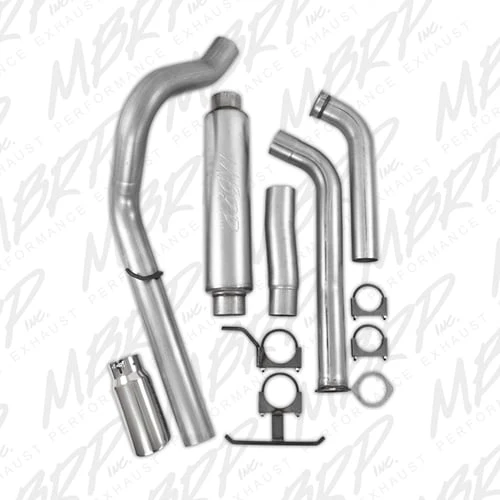 MBRP Armor Lite 4" Turbo Back Aluminized Exhaust(Stock Cat) 03-05 Ford 6.0L Powerstroke Excursion - Image 3